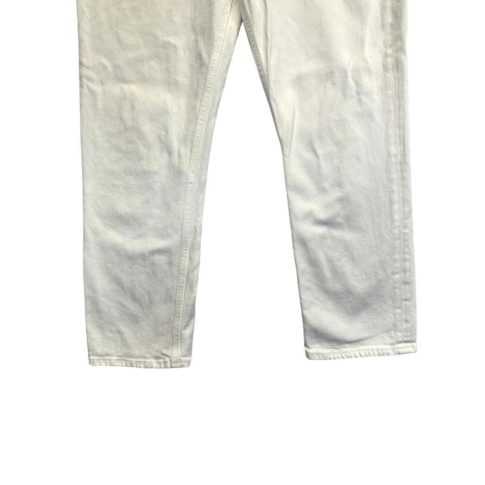 Agolde JEANS Riley High Rise Crop Button Fly Size 30 Distressed Pocket‎ EUC - Picture 3 of 16